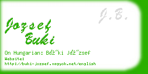 jozsef buki business card